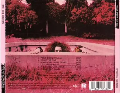 Frank Zappa - Hot Rats (1969) + Burnt Weeny Sandwich (1970) {1995 Ryko Remaster Complete Series}