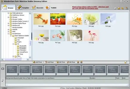 Portable Wondershare Flash Slideshow Builder 4.6.0