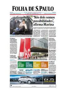 Jornal Folha de São Paulo - 9 de outubro de 2013 - Quarta