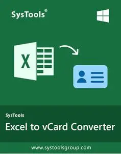SysTools Excel to vCard Converter 7.2 DC 12.05.2023