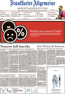 Frankfurter Allgemeine Zeitung am Sonntag, 22. März 2015