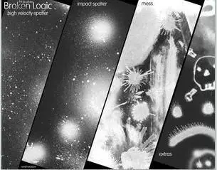 94 Broken Logic brushes for Photoshop