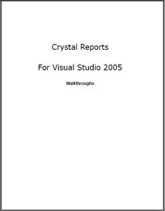 Crystal Reports For Visual Studio 2005