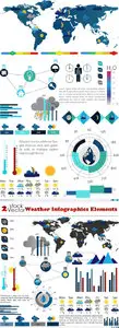 Vectors - Weather Infographics Elements