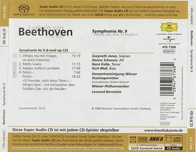 Ludwig van Beethoven - Leonard Bernstein / Wiener Philharmoniker - Symphonie Nr. 9 (2005) {Hybrid-SACD // SACD-ISO} 