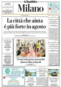 la Repubblica Milano - 7 Agosto 2020