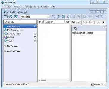 Thomson Reuters EndNote X8.2 Build 11343