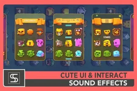 Unity Asset - Cute UI & Interact Sound Effects Pack v2.0