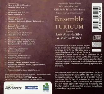 Luiz Alvesda Silva, Ensemble Turicum - Santos Cunha: Responsorios para o officio da Sexta-Feira Santa (2005)