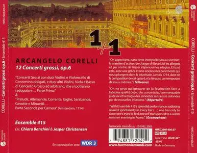 Chiara Banchini, Ensemble 415 - Arcangelo Corelli: Concerti Grossi Op.6 (2003)