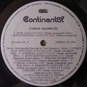 Itamar Assumpção - Intercontinental! Quem Diria! Era Só O Que Faltava!!! (1988) {Vinyl Rip 24-96}