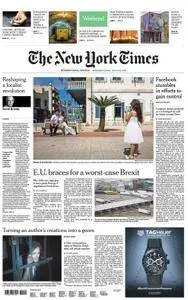 International New York Times - 21 July 2018