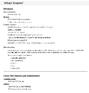 Altair Inspire Mold 2022.0