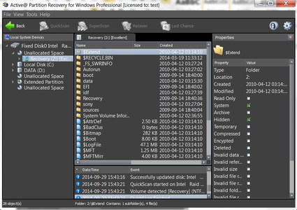 Active Partition Recovery Professional 14.0