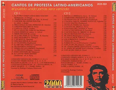 VA - Cantos De Protesta Latino-Americanos (2000, Gold Sound # DCD-923)