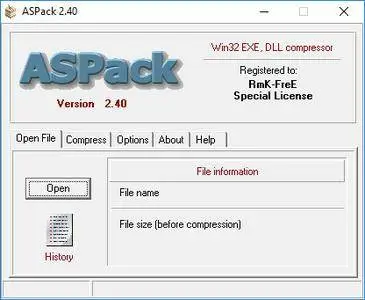 ASPack 2.40 Multilingual + Portable