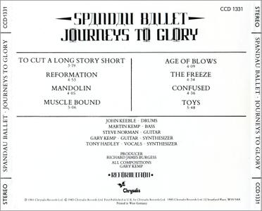 Spandau Ballet - Journeys To Glory (1981) [Non-Remastered, Early Press]