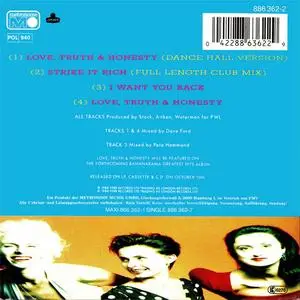Bananarama - Love, Truth & Honesty (West Germany CD5) (1988) {Metronome/London}