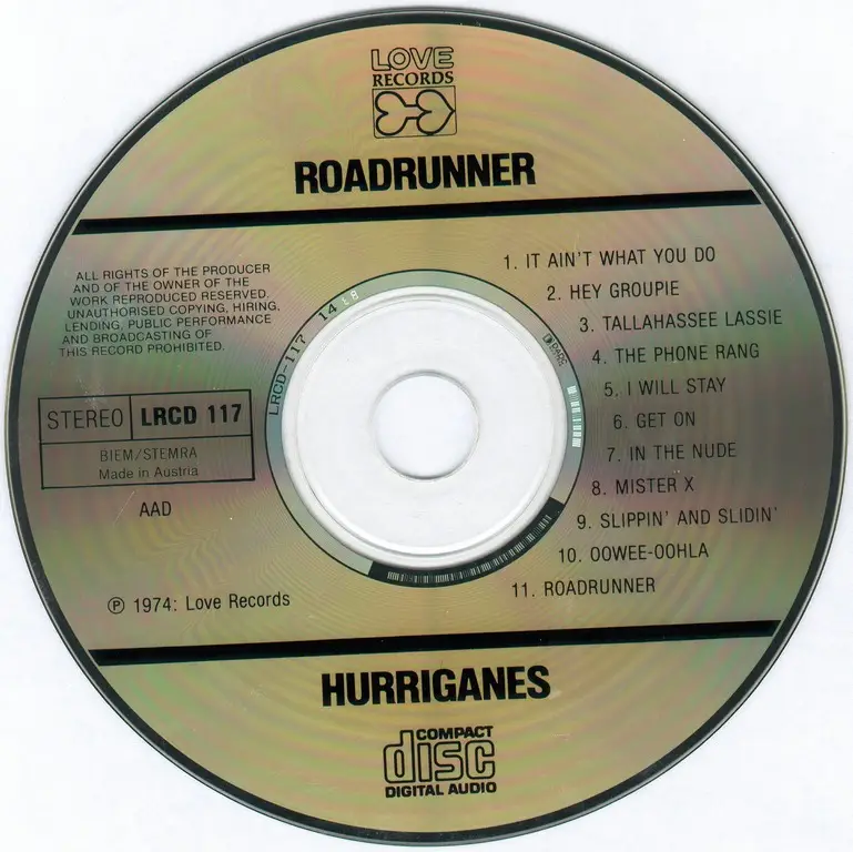 Hurriganes - Roadrunner (1974) / AvaxHome
