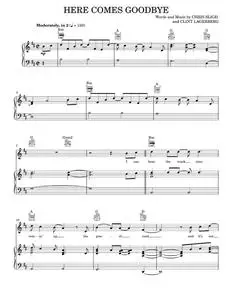Here comes goodbye - Rascal Flatts (Piano-Vocal-Guitar)