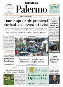 la Repubblica Palermo - 26 Agosto 2022
