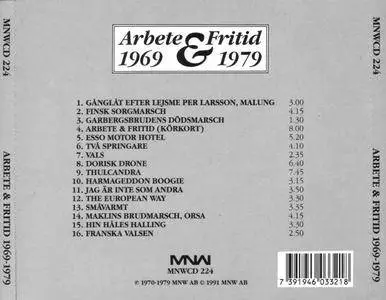 Arbete & Fritid - 1969-1979 (1991) {MNW}