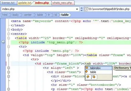 HippoEDIT v1.49.829