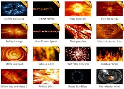 Motion Backgrounds - Fire and Effects Pack 1