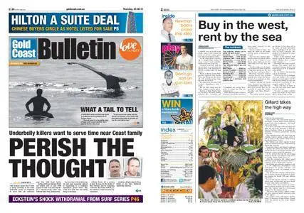 The Gold Coast Bulletin – August 30, 2012