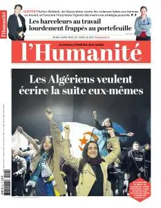 L'Humanite du Jeudi 4 Avril 2019