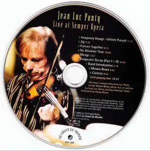 Jean Luc Ponty - Live at Semper Opera (2002) {JLP--Harmonia Mundi 274 1187}