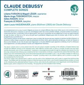 Jean-Louis Haguenauer, Soloists - Claude Debussy: Integrale des Melodies (Complete Songs) (2014) 4CD Box Set