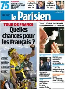 Le Parisien & Cahier Paris du Samedi 30 Juin 2012