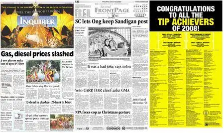 Philippine Daily Inquirer – December 25, 2008