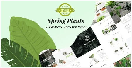 Themeforest - Spring Plants v3.3 - Gardening & Houseplants WordPress Theme