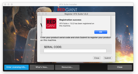 Red Giant VFX Suite 1.0.2 macOS