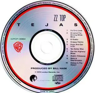 ZZ Top - Tejas (1976) {1990, Japan 1st Press}