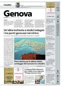la Repubblica Genova - 31 Gennaio 2019