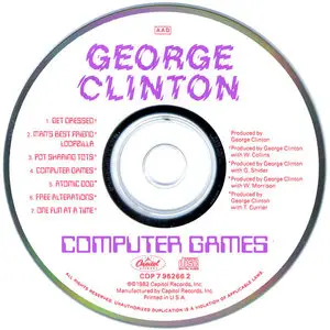 George Clinton - Computer Games (1982) CD reissue 1991