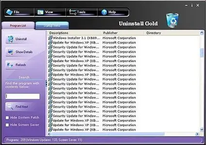 WindowsCare Uninstall Gold v2.0.2.302 Portable