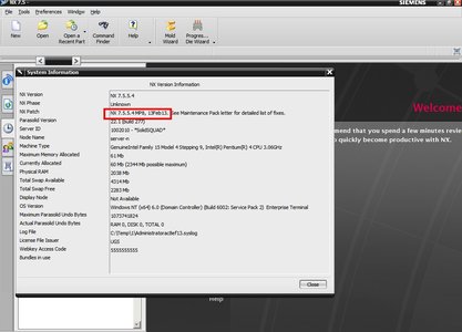 Siemens PLM NX 7.5.5.4 MP08 Update