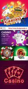 Vectors - Shiny Casino Backgrounds 17