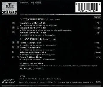 Musica Antiqua Köln, Reinhard Goebel - Buxtehude & Pachelbel: Chamber Music (1989)