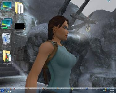 Lara Croft For DeskScapes