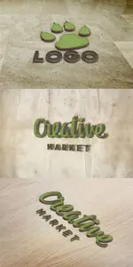 Realistic Logo Mock Up Templates