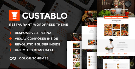 Gustablo v1.21 - Restaurant & Cafe Responsive Theme