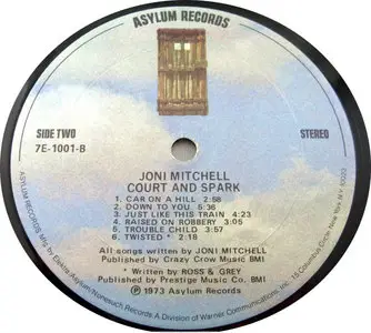 Joni Mitchell: Court and Spark - Original Asylum Records LP 7E-1001 (24-bit/96kHz Vinyl Rip)