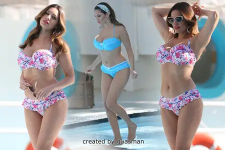 Kelly Brook - New Look photoshoot in Miami February 4, 2013 Part 3