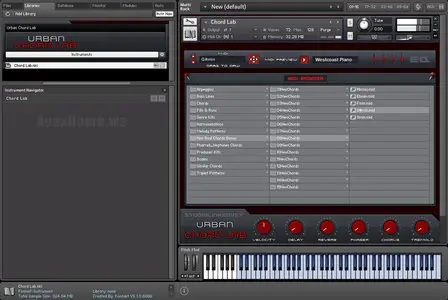 Studiolinkedvst Urban Chord Lab KONTAKT