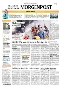 Solinger Morgenpost – 25. Februar 2019